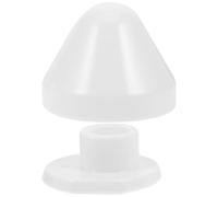 HONITANO Cache-Boulons De Toilettes Réutilisables ABS Blanc 1 Set Pour Siège De Toilette Suspendu Accessoires Pour Siège De Toilette Salle De Bain Et Wc 4.20 X 4.20 X 3.10 CM