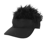 HONITANO Casquette De Baseball Postiche Noire Unisexe Taille Unique Chapeau Décoratif Cosplay Fête