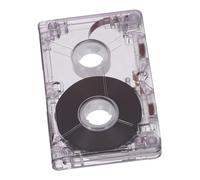 HONITANO Cassette Audio Vierge Claire Bande Magnétique Enregistrable pour Interview Messages DIY Compatibilité avec Enregistreurs Style Rétro Gris