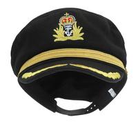 HONITANO Chapeau de Capitaine Garçon Fille Coton Respirant Chapeau Marin Décoratif pour Cosplay et Fêtes Nautiques Accessoire Costume Bateau Garçon Fille