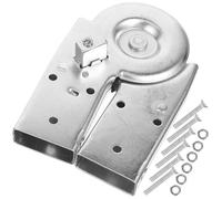 HONITANO Charnière à Moraillon en Alliage D'aluminium Argenté D'échelle Légère et Silencieuse, Accessoire Pliable pour de Construction et Bricolage