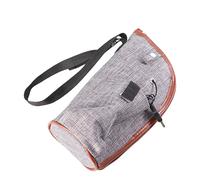 HONITANO Chauffe-biberon Portable pour Bébé, Mini Régulateur De Température 40℃, Matériau Fibre De Carbone, Recharge USB, pour Voiture Et Voyage, Gris,