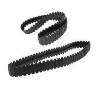 HONITANO Chenilles pour Char en Caoutchouc 2pcs Forte Adhérence et Résistance la Déchirure, Largeur 2,5 Cm, pour Robot DIY ou Modèle de Char