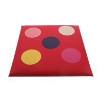 HONITANO Cible D'escrime Murale Rouge sans Cadre, Cible D’entraînement Compacte et Portable pour Tir à l'arc à Poulies, Équipement D’amélioration des Compétences en Escrime, Usage