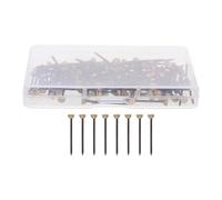 HONITANO Clous Suspendre pour Cadre Photo 120 Pcs, Clous en Cuivre et Acier Noir, Tête Ronde, Boîte de Rangement Incluse, Crochets Muraux Pratiques pour Maison, Bureau et Décoration Murale