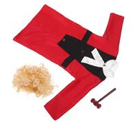 HONITANO Costume de Juge Garçon et Filles 1 Pièce avec Maillet et Postiche, Robe Noire Taille M, Déguisement Jeu de Rôle Judiciaire, Fête et Représentation Théâtrale