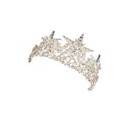 HONITANO Couronne de Cristal Étoilé Diadème Élégant pour Fêtes Accessoire Fantaisie
