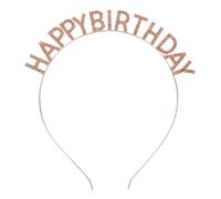 HONITANO Couronne De Fête Anniversaire Pour Diadème Happy Birthday Élégant Et Créatif Accessoire De Décoration Ludique Pour Anniversaires Et Festivals