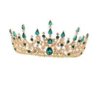 HONITANO Couronne de Rhinstones Diadème Baroque Élégant pour Occasions Spéciales et Accessoires de Mode