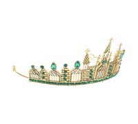 HONITANO Couronne Gothique en Alliage Noir, Diadème de Bal Sombre Léger, Accessoire de Coiffure Vintage pour Cosplay et Fêtes, Tiare de Mariée Gothique Élégante, Couronne Royale pour