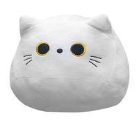 HONITANO Coussin Chat Doux Noir Japonais Oreiller Chat pour Décoration Intérieure et Cadeau Accessoire Mignon pour Canapé et Chambre