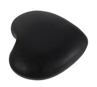 HONITANO Coussin Repose-Ongle Carré Noir de Cœur Rembourrage Haute Densité Repose-Bras pour Manucure Professionnelle Salon de Beauté et Usage Domicile Nettoyage Facile Support Stable