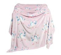 HONITANO Couverture Flanelle Douce Cartoon pour Garçon Fille Motifs Amusants Couverture Double Respirante et Chaude pour Sieste Quotidienne