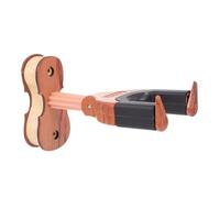 HONITANO Crochet Mural Verrouillage Automatique pour Ukulélé Violon Alto Support Compact Acajou Facile à Installer Rangement Sécurisé pour Instruments à Cordes