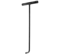 HONITANO Crochet pour couvercle de regard en acier inoxydable en forme de T, outil de levage de plaque d'égout, pratique et portable pour chantier industriel