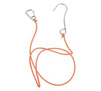 HONITANO Crochet Simple de Plongée sous-Marine en Acier Inoxydable avec Paracorde Orange, Résistant la Corrosion et Améliorant la Visibilité pour Activités sous-Marines et Plongeurs