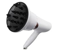 HONITANO Diffuseur Sèche Cheveux Professionnel Plastique Haute Résistance Embout pour Cheveux Bouclés Ondulés et Lisses Protection la Chaleur Concentrée Blanc
