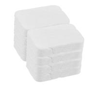 HONITANO Disques de Coton Démaquillants 8 Pièces Épais à Motif Perlé en Coton Blanc Doux et Efficaces pour Soins Quotidiens et Artistes Tatoueurs Visage