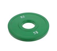 HONITANO Disques de Poids en Caoutchouc 1 Kg Vert, Plaques Lestées pour Haltères, Assiettes D’entraînement Silencieuses et Résistantes, Adaptées la Musculation à Domicile Salle