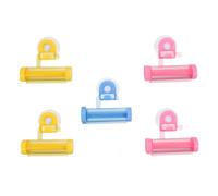 HONITANO Distributeur De Dentifrice Manuel 5 Pièces Presse-dentifrice Portable En Matériau Solide Multifonction Pour Usage Domestique Des Déchets Quotidien