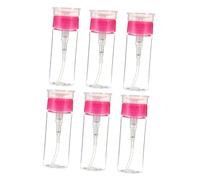 HONITANO Distributeur De Dissolvant Pour Vernis à Ongles Flacon Plastique 6 Pièces 100 Ml Bouteille à Pression Transparent Usage Professionnel Manucure Voyage