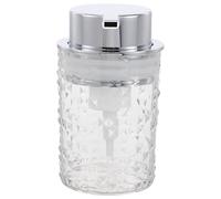 HONITANO Distributeur de Savon Moussant Transparent Rechargeable pour Salle de Bain et Cuisine Flacon Pompe Facile à Presser pour Mousse Visage Mains et Gel