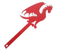 HONITANO Drapeau Décoratif en Métal pour Boîte aux Lettres Silhouette Dragon Volant, Ornement Vertical en Fer Robuste, Décoration Extérieure Artistique pour Jardin, 1 Pièce