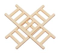 HONITANO Échelles Miniatures Bois Lot 2 Pièces Accessoires Maison Miniature Décoration Jardin Garçon et Filles Motricité Fine