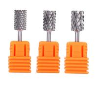 HONITANO Embout Ponceuse Ongle Acier Tungstène Tête Meulage Petite pour Manucure et Pédicure Élimination Peau Morte et Modelage Ongles Accessoire Professionnel