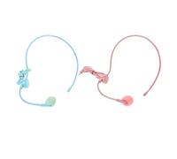 HONITANO Ensemble de 2 Microphones-Casques de scène filaires avec Prise Jack 3,5 mm - idéal pour Les instructeurs de Fitness, Les Enseignants, Les présentateurs et Les orateurs.