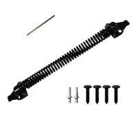 HONITANO Ensemble de Ressorts de Porte à Fermeture Automatique pour Portail Bois Extérieur Charnière en Acier Cartonné Résistante Kit Quincaillerie Portail Jardin Fermeture Silencieuse