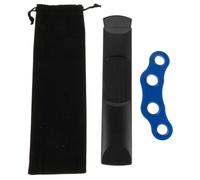HONITANO Entraîneur Accords Guitare Débutants Portable avec Planche Frettes et Étireur Doigts Bleu Outil Multifonction pour Apprendre Guitare Voyage et Maison