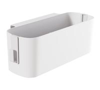 HONITANO Étagère Suspendue de Chevet en Plastique Blanc Compartiment Pratique pour Lit Superposé, Organiseur de Chambre à Coucher sans Perçage, pour Famille et Nursery