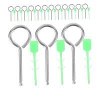 HONITANO Extincteur Goupilles de Sécurité Plastique Vert Kit Verrouillage Composants Robustes pour Conformité Incendie Accessoires Remplacement pour Maison Bureau Véhicule