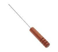 HONITANO Fishing Baiting Needle Tool for Carp Rigging Stainless Steel Worm Threader with Wooden Handle Portable Live Bait Clip for Freshwater and Saltwater Fishing