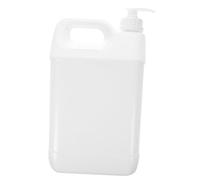 HONITANO Flacon Distributeur à Pompe pour Lotion et Savon Liquide Grand Format avec Tube Long Anti-gaspillage Étanche pour Salle de Bain et Cosmétiques Blanc Opaque