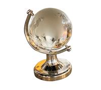 HONITANO Globe De Bureau Cristal Ornement Géographique Décoratif Mini Globe Éducatif Créatif pour Maison Bureau Cadeau Original Subtil