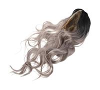 HONITANO Gradient Wavy Wig For Women Long Curly Synthetic Hair Heat Resistant Cap With Buckle Net Ombre Adjustable Fit For Daily Wear And Party Costume