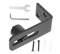 HONITANO Guide de Sol Réglable pour Porte Coulissante de Grange Stop de Pivotement Robuste Quincaillerie de Inférieure Facile à Installer Support pour Portes Pré Rainurées et Non Rainurées