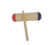 HONITANO Guiro Bois Polyvalent et Shaker Musical pour Garçon Fille Instrument Percussion Éducatif Sûr Bois Naturel Développement Musical Garçon Fille