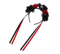 HONITANO Halloween Skull Flower Headband Day Of The Dead Headdress For Women Comfortable Festival Hairband For Halloween Party And Masquerade