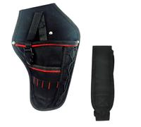 HONITANO Housse pour Outils Électriques Oxford Résistante Poche Spéciale pour Clé à Molette et Perceuse Lithium Étui Utilitaire Pratique Noir