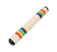 HONITANO Instrument de Percussion Orff Bois Tube Sonore Pluie Simulée Éducatif Reconnaissance des Couleurs Stimulation Auditive pour Cadeau Anniversaire