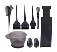 HONITANO Kit de Coloration Capillaire Professionnel 8 Pièces Bol de Peigne Brosse Accessoires DIY pour Coiffeurs Pratique pour Salon et Usage Personnel
