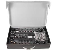 HONITANO Kit de massage par ventouses avec pompe manuelle - Ventouses de massage articulaire et musculaire chinoises pour usage domestique - Kit de thérapie corporelle portable transparent