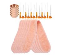 HONITANO Kit de Soins du Visage 24 Pièces Rose Doré Bol de Masque Facial, Applicateurs et Bandeau de Maintien des Cheveux, Ensemble D’esthéticienne pour Soins Professionnels et Usage
