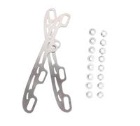 HONITANO Lames de Patinage Acier Inoxydable avec Bouchons Accessoire pour Conversion Patins à roulettes Patins à Glace Kit de Remplacement pour Patinage Glace
