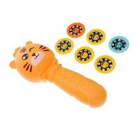 HONITANO Lampe de Poche Projecteur Garçon Fille Éducatif avec Motifs Animaux et Musique pour Chambre et Veilleuse