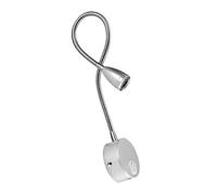 HONITANO Lampe Liseuse LED Col de Cygne Flexible Lumière Blanche pour Chevet Applique Murale Design Moderne pour Chambre Montage Mural Compact et Ajustable