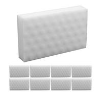 HONITANO Lot de 10 Éponges en Noires pour Nettoyage Vinyles 10X6X2 CM Compressées Brosses Dépoussiérantes Solide pour Platine Vinyle Accessoire pour Entretien